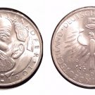 1968 Germany Silver 5 Marks  Pettenkofer-hygienist- BU