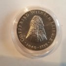 1966 DDR East Germany Large silver 20 Marks-Leibniz