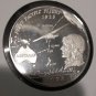 1978 Samoa Large Silver Proof 1 Tala First Pacific Flight/Airplane