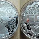 1991 Netherlands Large Proof Silver 25 Ecu  Beatrice w Prince Claus