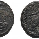 Ancient Greece 1 cent BC PIERIA SELEUKIS CIVIC ZEUS THRONE #2