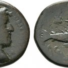 Ancient Rome AD 177 - 192 MYSIA PARIUM COMMODUS Capricorn Globe Cornucopia #2