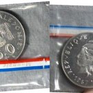 1967 New Caledonia Large 50 Francs Liberty/Hut/trees original packaging