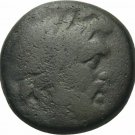 Ancient Greece 2 Cent BC Zeus/Statue AE