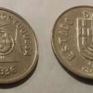 1936 Portuguese India Silver 1/2 Rupia-Nice