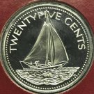 1976 Bahamas  Proof 25 c- Sail Boat