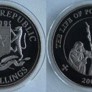 2004 Somalia Large 25 Sh-Pope John Paul II-Mother Theresa