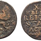 Aachen 1792 (German States) 12 Heller