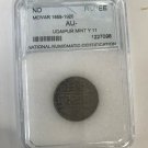 1858-1920 Mewar India Silver Rupee-slabbed