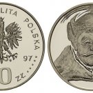 Rare 1997 Poland Silver Proof  10 Zl-Stefan Batory