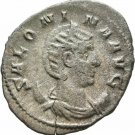 Ancient Rome 257-258 Salonina Gallienus Silver antoninianus Juno