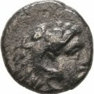 Ancient Greece 310-282 BC Mysia Pergamon Silver Diobol Heracles Palladion Athena