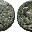 Ancient Greece 2 Cent BC Mysia Adramyteion Zeus Pegasus Barley