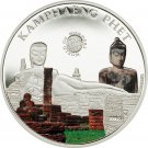 2016 Palau Large Proof Silver color $5 World Wonders-Kamphaeng Phet