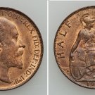 Great Britain 1903 Half Penny, Nice