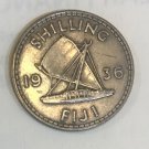 1936 Fiji Silver Shilling- Sailing ship