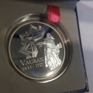 2007 France Large AG Proof 1.5 euro Marshal Vauban -Box