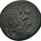 Ancient Greece 3-2 Cent BC Zeus/Statue AE