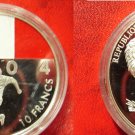 2003 Congo Large Color 10 Fr World Cup Soccer Germany 2004-Italy