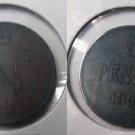 1899 Russian Finland Nicholas II  5 pennia