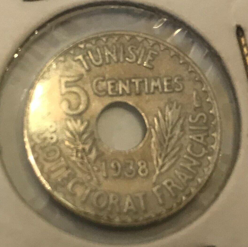 1938 Tunisia 5 Centimes