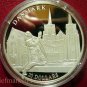 2001 Liberia Large Silver Proof $20 World Countries Churches- Denmark