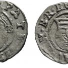 1590 Hungary Silver Denar- King Rudolph -Habsburg Dynasty; Virgin Mary, Nice