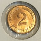 1962 F Germany 2 Pfennig