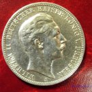 1910 Prussia(Germany) Large Silver 3 marks Kaiser Willhelm-#2
