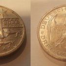 Rare 1927 A Germany Silver 3 marks Marburg UNC