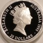 1993 Australia Large Silver Proof  $20 Olympics Swimmers