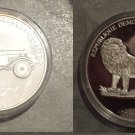 2003 Congo Large Silver Proof 10 Francs-Auto History-Bullnose 1924/Lion
