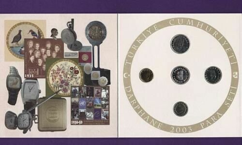 2003 Turkey Coin Mint set