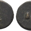 Rare Ancient Greece 1 Cent BC CARIA TABAI ZEUS PILOI STAR DIOSKOUROI