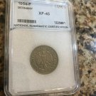 Scarce 1954 F Germany 1 Mark- slabbed
