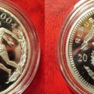 Liberia 2004 Large Silver Proof $10-Olympic Ancient Greek Runners