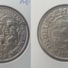 Rare 1927 Germany Silver 3 marks Nordhausen- Nice