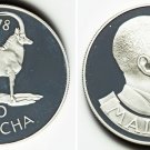 1978 Malawi Large Silver Proof 10 Kwacha Antelope