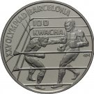 1992 Zambia Large Silver Proof 100 Kwacha-Olympic Boxer