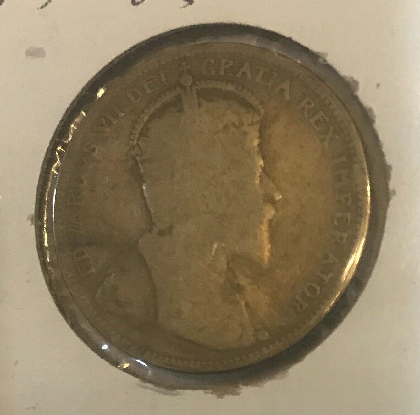 1905 Canada silver 25 cents