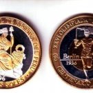 Rare 1996 Peru Lrg.3-met pattern 20 S Olympic Flame T2