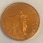 Rare 1998 Romania Copper 100 Lei Pattern Olympic Figure Skating