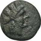 Ancient Greece 164-27 BC CILICIA TARSOS TYCHE Pedestal small AE