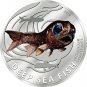 2010 Pitcairn  Color Proof Silver $2 Lantern fish-Deep Sea