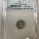 1549 Hungary Silver Denar- King Ferdinand -Habsburg Dynasty-slabbed, nice