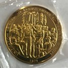 1974 Franklin Mint Germany 2 OZ Silver/Goldplated medal Unification 1871 Bismark