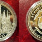 2001 Liberia Large Silver Proof $20 World Countries Churches- Spain
