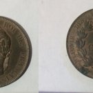 Rare ND(ca 1840) France Essai 5 Centimes Barre