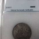 1920 Australia Silver 1 shilling ,slabbed