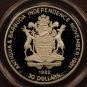 Scarce Antigua & Barbuda 1982 Large Silver Proof 30$ Washington/Horse-Verplanck